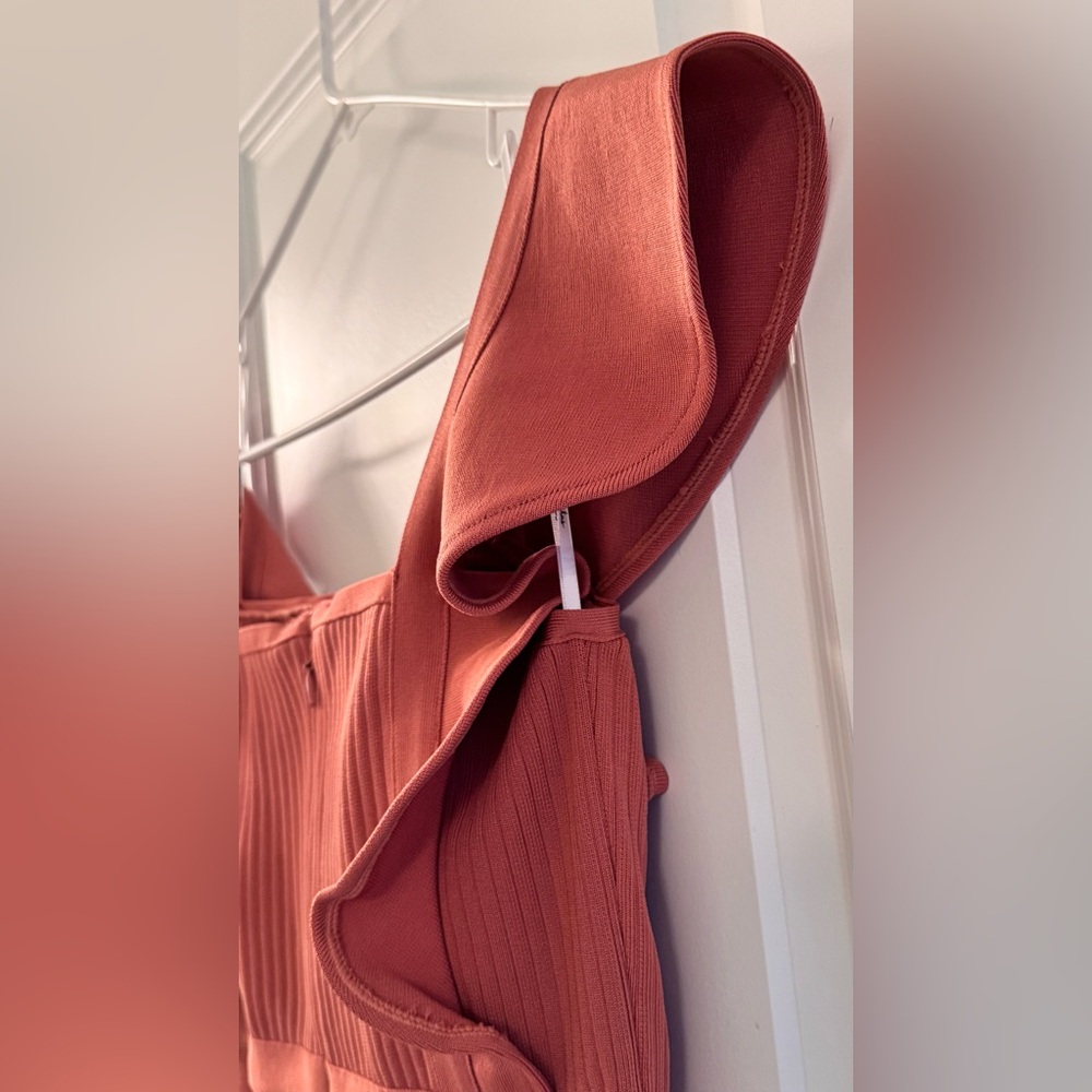 Lulu's Mauve Ruffle Mini Dress - Picture 4 of 4